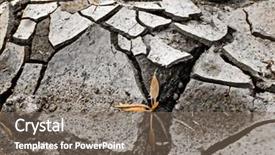  Presentation with land - Cool new presentation design with dry-land backdrop and a gray colored foreground