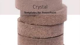  Presentation with compost - Audience pleasing presentation theme consisting of dry-peat-pellets-compressed-compost backdrop and a mint green colored foreground