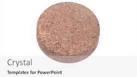  Presentation with compost - Slides consisting of dry-peat-pellets-compressed-compost background and a light gray colored foreground