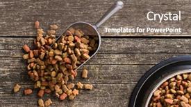  Presentation with animal nutrition - Cool new presentation with animal nutrition - dry pet food dry kibble backdrop and a violet colored foreground
