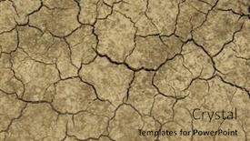  Presentation with soil texture - Theme with dry-soil-texture-with-deep background and a coral colored foreground