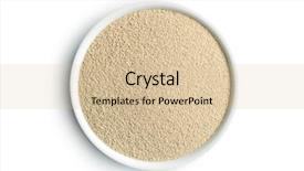  Presentation with yeast - Audience pleasing PPT theme consisting of dry yeast in bowl backdrop and a lemonade colored foreground