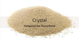  Presentation with yeast - Audience pleasing PPT theme consisting of dry yeast isolated on white backdrop and a coral colored foreground
