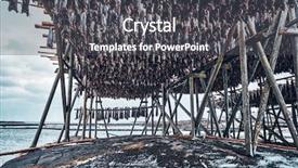  Presentation with pharma engineering drying - PPT layouts consisting of reins - drying flakes with stockfish cod background and a  colored foreground