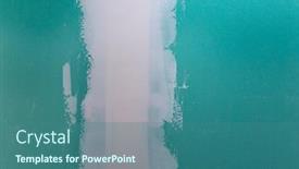  Presentation with hydrophobic - PPT theme featuring drywall hydrophobic plasterboard in green plaste seam detail background and a ocean colored foreground