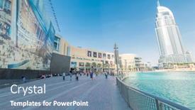  Presentation with trade - Cool new presentation design with dubai-august-7-2014-dubal backdrop and a seafoam green colored foreground