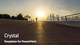  Presentation with middle east dubai mall shopping - PPT layouts consisting of dubai in the background uae background and a wine colored foreground