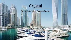  Presentation with emirates - PPT layouts consisting of dubai marina united arab emirates background and a  colored foreground