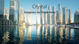  Presentation with emirates - Audience pleasing slide deck consisting of dubai marina united arab emirates backdrop and a light blue colored foreground