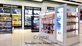  Presentation with retail - Slides consisting of dubai-september-08-2015-interior background and a soft green colored foreground