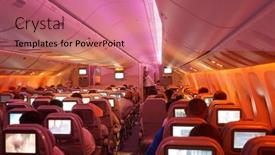  Presentation with emirates airline - Presentation theme consisting of dubai-september-26-2013-emirates background and a coral colored foreground