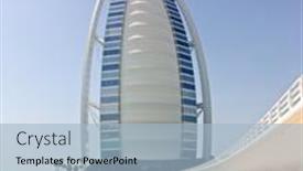  Presentation with sail - Slides enhanced with dubai-uae-april-05 background and a light blue colored foreground