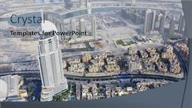  Presentation with khalifa - Amazing presentation design having dubai-uae-aug-03 backdrop and a light gray colored foreground