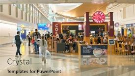  Presentation with uae - PPT theme having dubai-uae-circa-january-2019 background and a coral colored foreground