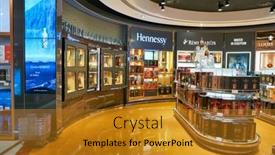  Presentation with dubai - Slides featuring dubai-uae-circa-january-2019 background and a gold colored foreground