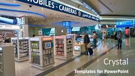  Presentation with dubai - Presentation having dubai-uae-circa-january-2019 background and a violet colored foreground