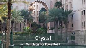  Presentation with hotels - Amazing theme having dubai-uae-february-2018-view backdrop and a ocean colored foreground