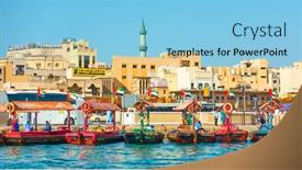  Presentation with emirates - Cool new PPT theme with dubai-uae-january-31-2020 backdrop and a light blue colored foreground