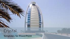  Presentation with sail - PPT layouts featuring dubai-uae-july-30 background and a light blue colored foreground