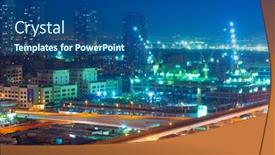  Presentation with park night city - 