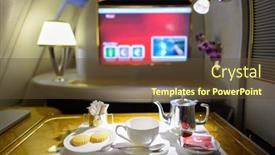  Presentation with uae flag - Audience pleasing theme consisting of dubai-uae-march-31-2015 backdrop and a tawny brown colored foreground