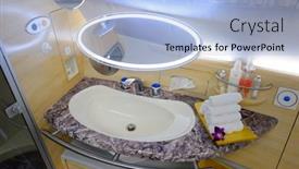  Presentation with uae flag - Presentation design consisting of dubai-uae-march-31-2015 background and a light blue colored foreground