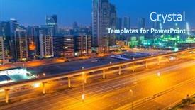  Presentation with park night city - 