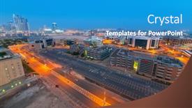  Presentation with park night city - 