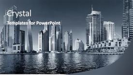  Presentation with persian gulf - Beautiful theme featuring hands counting chinese cny cash on street backdrop and a gray colored foreground