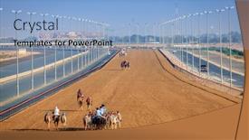  Presentation with emirates - PPT theme enhanced with dubai-united-arab-emirates-march background and a light blue colored foreground