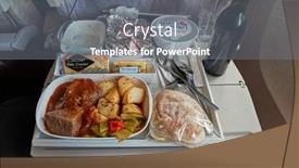  Presentation with airlines - Presentation theme consisting of dubai-united-arab-emirates-september background and a gray colored foreground