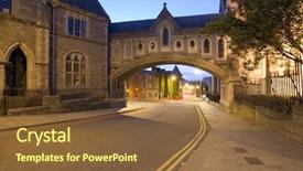  Presentation with dublin - PPT theme consisting of christ church and dublinia historic background and a tawny brown colored foreground
