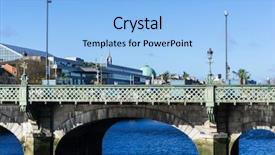  Presentation with dublin - Slides consisting of  background and a  colored foreground