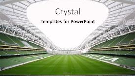  Presentation with dublin - Cool new theme with dublin-june-10-empty-stadium backdrop and a  colored foreground