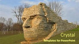  Presentation with dublin - Colorful PPT theme enhanced with dublin-ohio-march-25-2017 backdrop and a tawny brown colored foreground