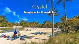  Presentation with florida beach - Presentation with dubois-park-jupiter-beach and a cobalt blue colored foreground