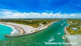  Presentation with florida beach - Slide deck having dubois-park-jupiter-beach and a ocean colored foreground