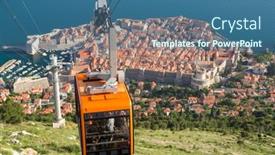  Presentation with dubrovnik - Slide deck enhanced with dubrovnik-croatia-may-26-2014 background and a ocean colored foreground