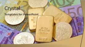  Presentation with finance - Colorful slides enhanced with ducation - finance backdrop and a yellow colored foreground