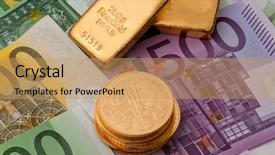  Presentation with gold investment - Audience pleasing presentation consisting of ducation - investment in real gold than backdrop and a coral colored foreground