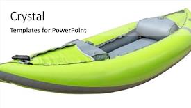  Presentation with one person black shadow - Amazing presentation design having duckyu - green inflatable whitewater one person backdrop and a white colored foreground