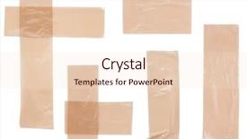  Presentation with duct - Theme with duct tape - scotch strips isolated on white background and a lemonade colored foreground