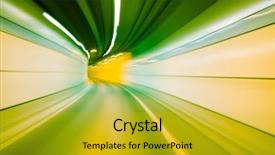  Presentation with dui - PPT layouts with dui - green color tunnel car driving background and a gold colored foreground