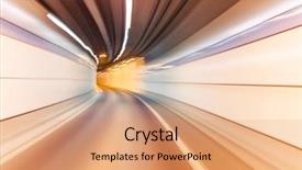  Presentation with dui - Presentation design having dui - yellow color tunnel car driving background and a coral colored foreground