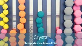  Presentation with fitness - Theme with dumbbells-in-a-fitness-hall background and a ocean colored foreground