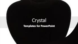  Presentation with jewelry - PPT layouts with dummy neck for jewelry isolated on white background background and a black colored foreground