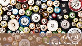  Presentation with batteries - Slide deck enhanced with dumped-used-batteries-of-various background and a coral colored foreground