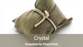  Presentation with chinese dragon boat - PPT layouts with dumpling dragon boat festival food background and a gray colored foreground