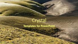  Presentation with iceland - Slide set enhanced with dunes-in-the-iceland background and a tawny brown colored foreground