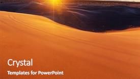  Presentation with sahara - Amazing PPT theme having dunes in the sahara desert backdrop and a  colored foreground